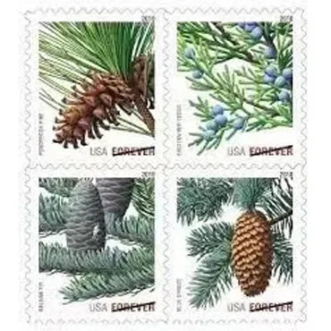 2010 Holiday Evergreens Forever First Class Postage Stamps