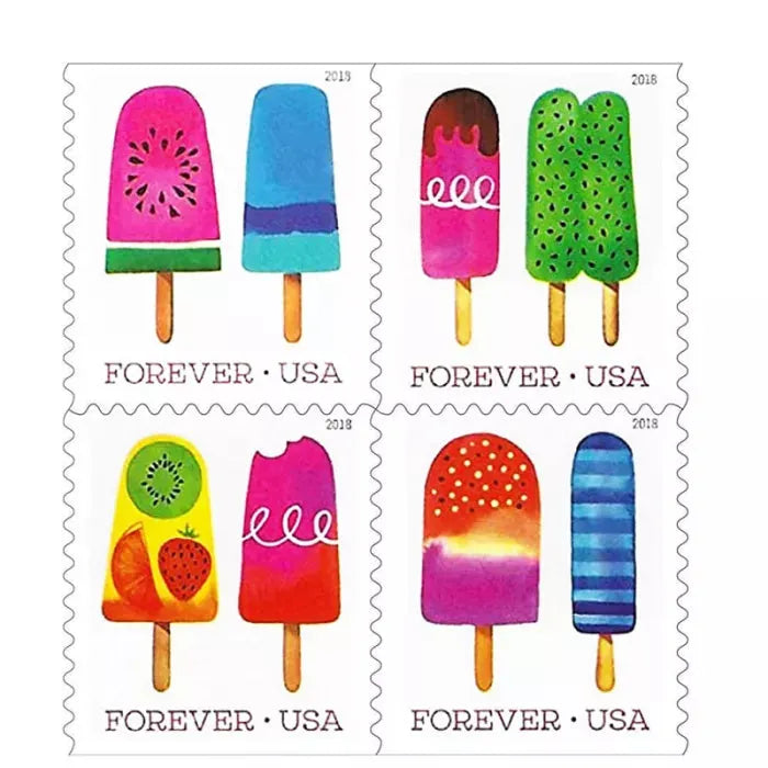 2018 Frozen Treats Forever First Class Postage Stamps