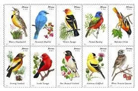 2014 Imperforate Songbirds Forever First Class Postage Stamps