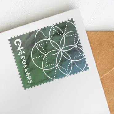 2022 $2 Floral Geometry Forever First Class Postage Stamp