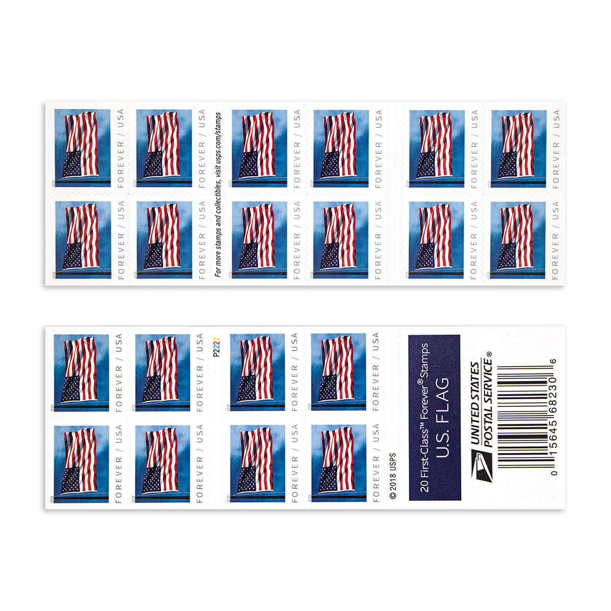 2019 US Flags Forever First Class Postage Stamps