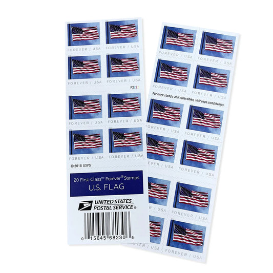 2019 US Flags Forever First Class Postage Stamps