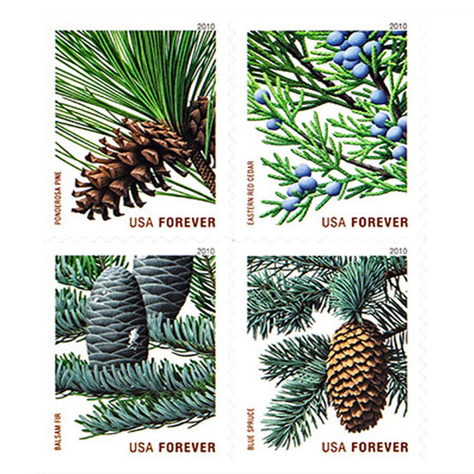 2010 Holiday Evergreens Forever First Class Postage Stamps