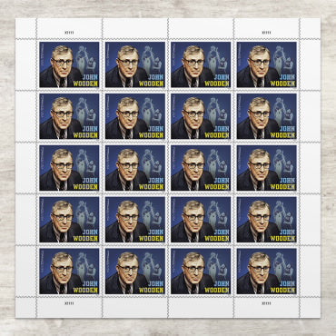 2024 John Wooden Forever First Class Postage Stamps