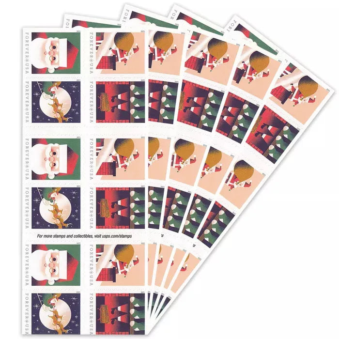 2021 A Visit from St Nick  Forever First Class Postage Stamps