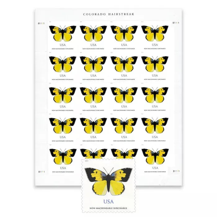 2019 California Dogface Butterfly Forever First Class Postage Stamps
