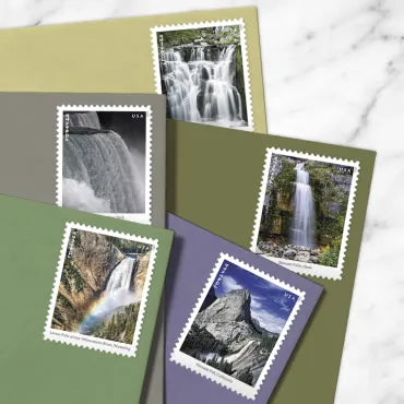 2023 Waterfalls Forever First Class Postage Stamps