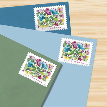 2024 Celebration Blooms Forever First Class Postage Stamps