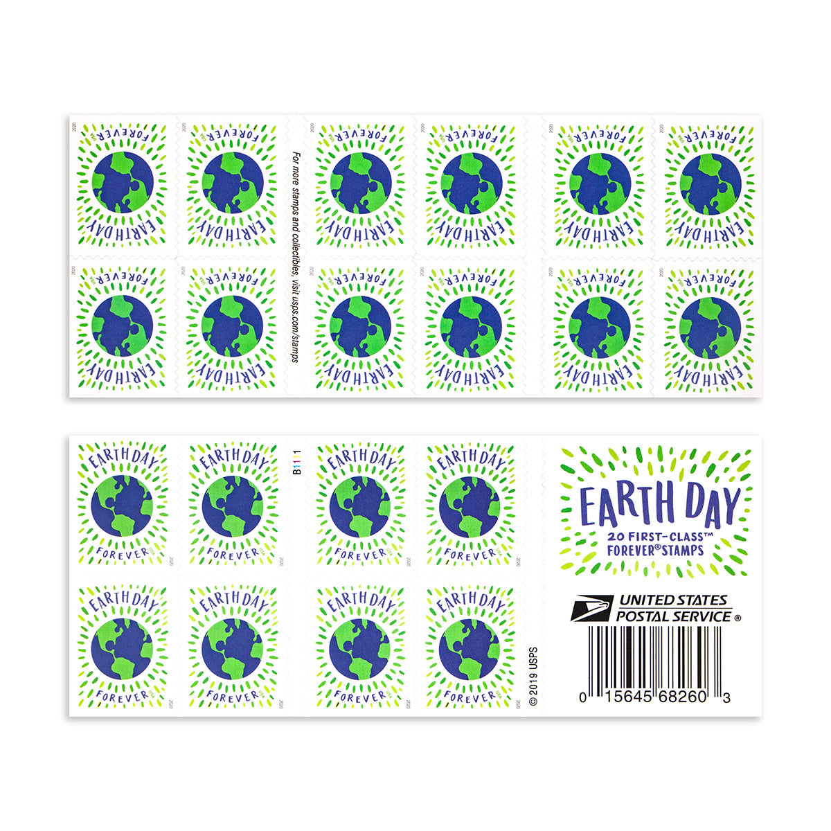 2020 Earth Day Forever First Class Postage Stamps