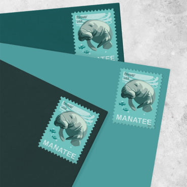 2024 Save Manatees Forever First Class Postage Stamps