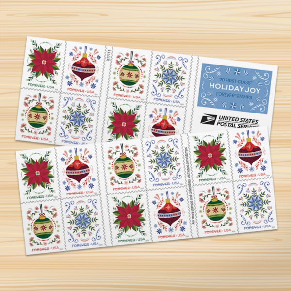 2024 Holiday Joy First Class Postage Stamps