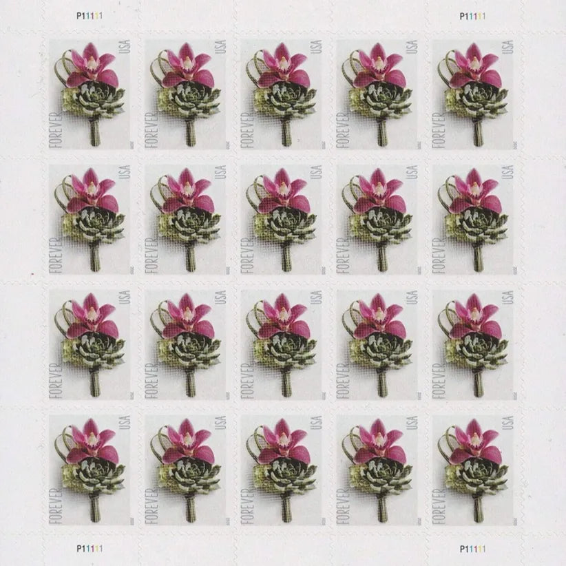 2020 Contemporary Boutonniers Forever First Class Postage Stamps