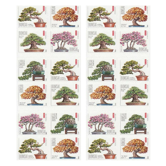 2021 Bonsai Trees Forever First Class Postage Stamps