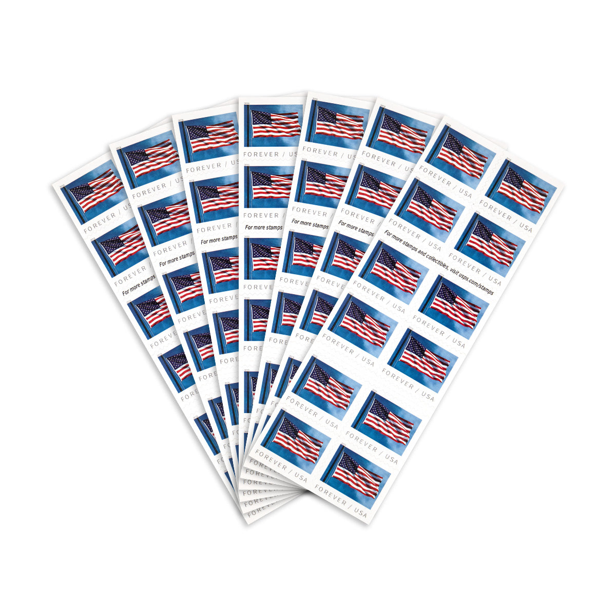 2019 US Flags Forever First Class Postage Stamps