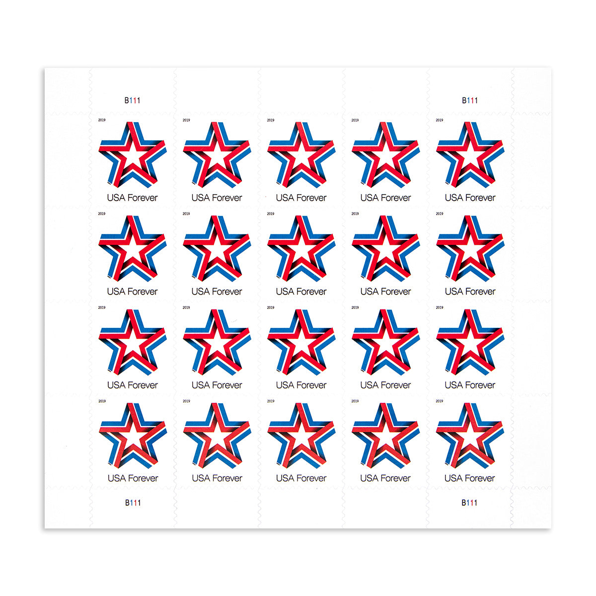 2019 Star Ribbon Forever First Class Postage Stamps