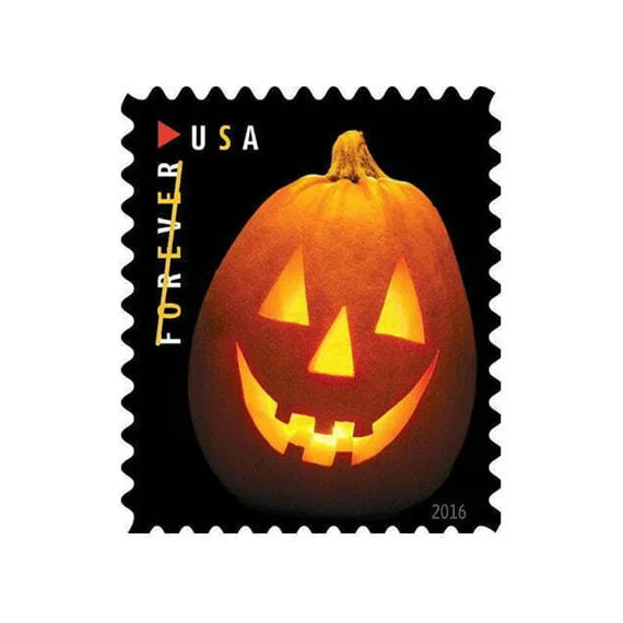 2016 Pumpkin Lantern  Forever First Class Postage Stamps