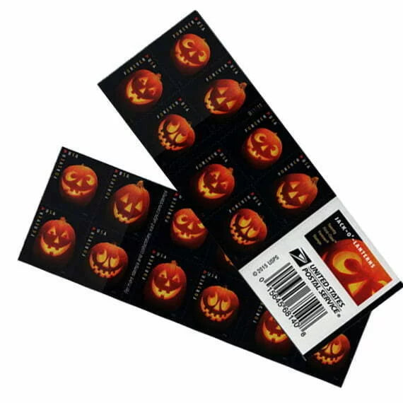 2016 Pumpkin Lantern  Forever First Class Postage Stamps