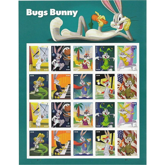 2020 Bugs Bunny Forever First Class Postage Stamps