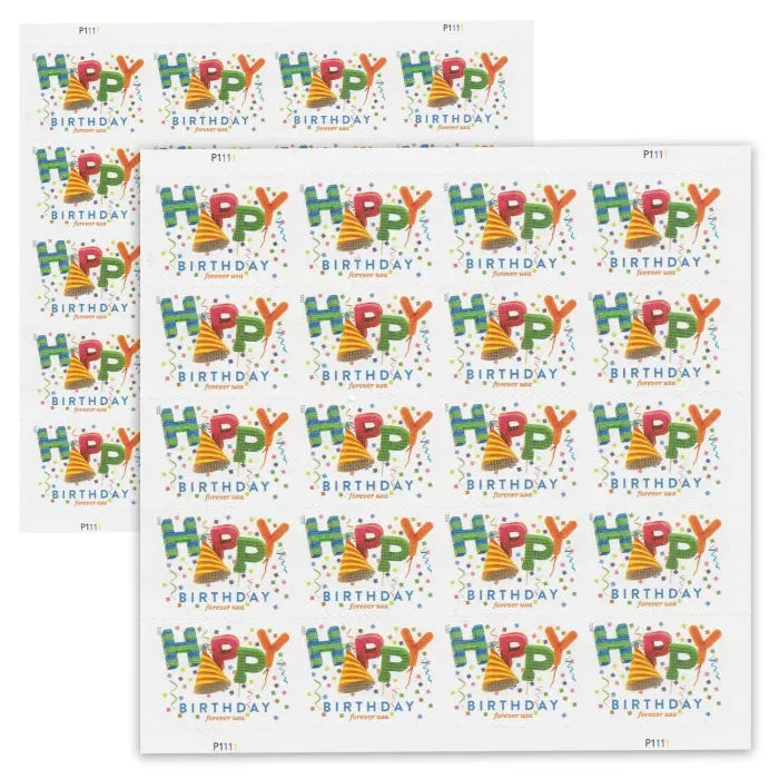 2021 Happy Birthday Forever First Class Postage Stamps