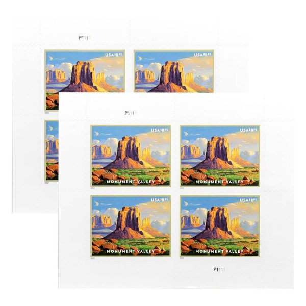 2022 Monument Valley Express Priority Stamp