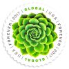 2017 Global Green Succulent  Forever First Class U.S Postage Stamps